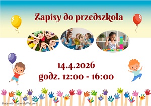 Zapisy do przedszkola na rok 2026/27